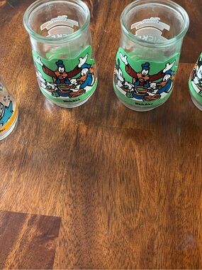 Vintage Welch’s Jelly Jar Glasses Set of 4